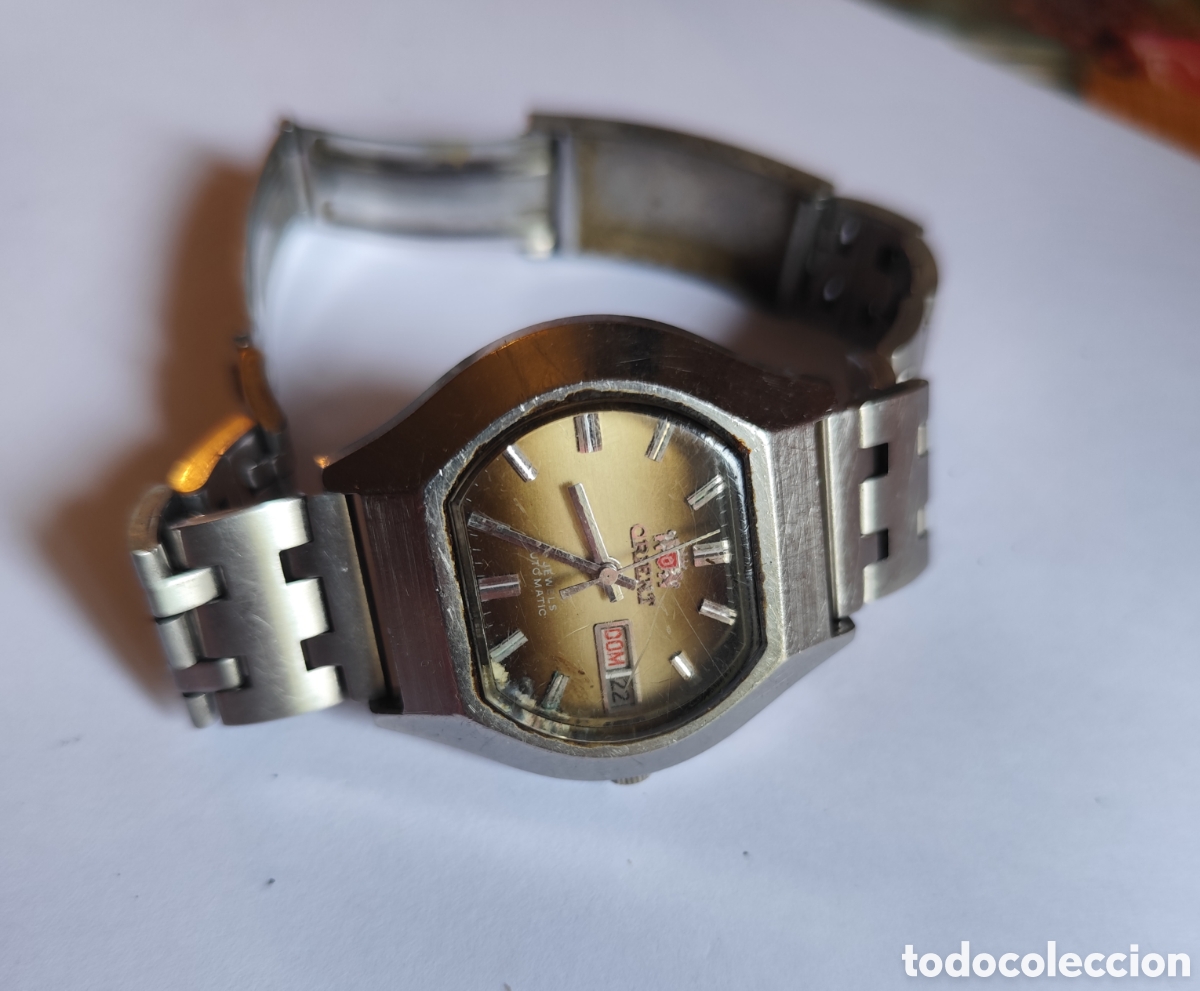 Vintage: Reloj Orient Autom&aacute;tico Vintage Dorado
