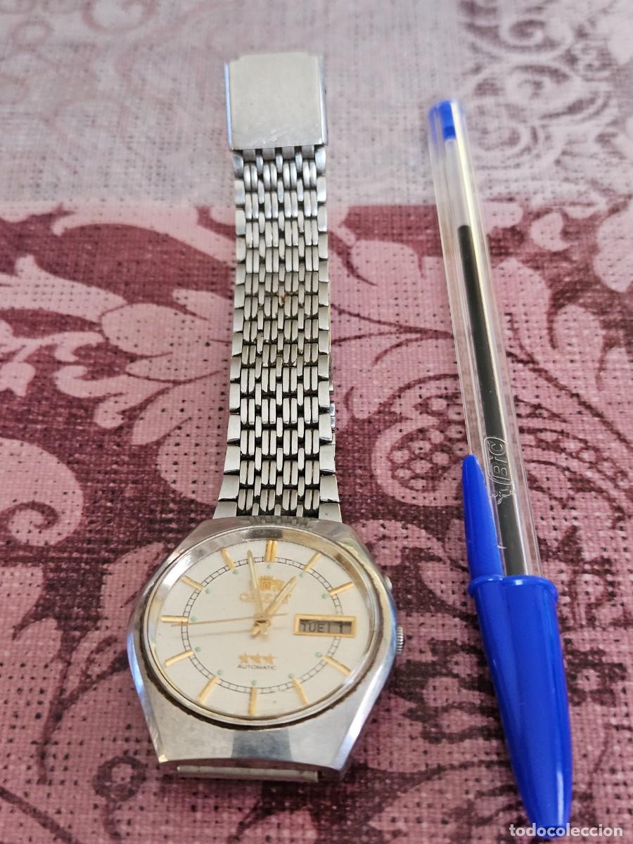 Vintage: Antiguo Reloj De Pulsera De Caballero Marca Orient Tristar (3 Estrellas) Autom&aacute;tico.