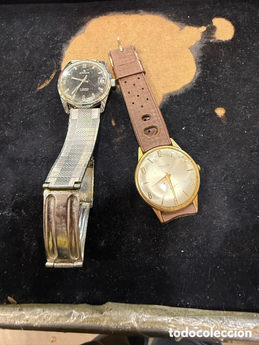 Vintage: Lote de 2 relojes vintage, el exactus funciona, el otro para revisar