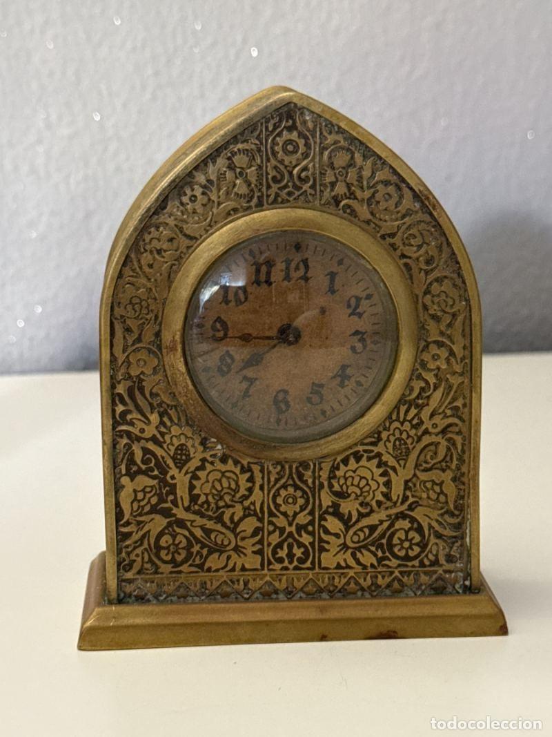 Vintage: Reloj antiguo de sobremesa vintage alem&aacute;n