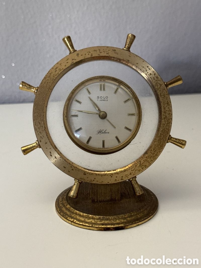 Vintage: Antiguo Reloj de Sobremesa Solo 7 Jewels