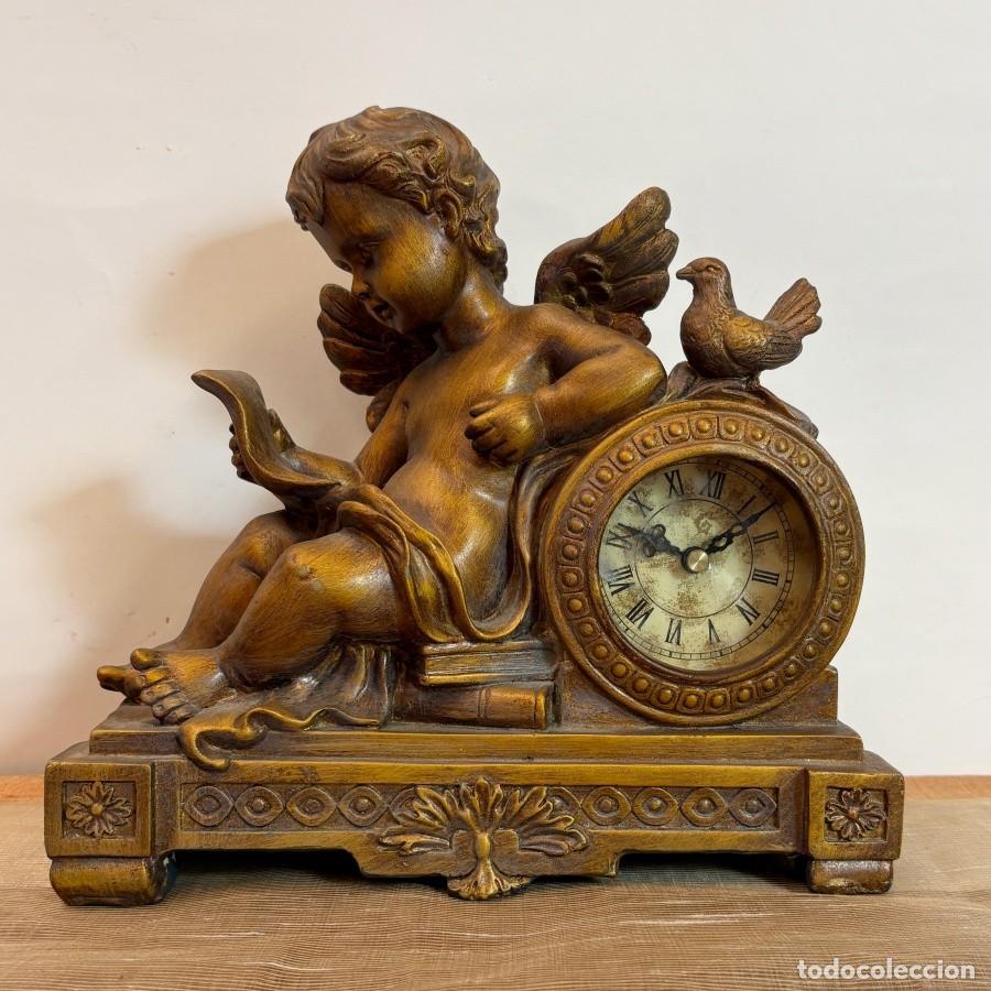 Vintage: Reloj de Sobremesa con &Aacute;ngel