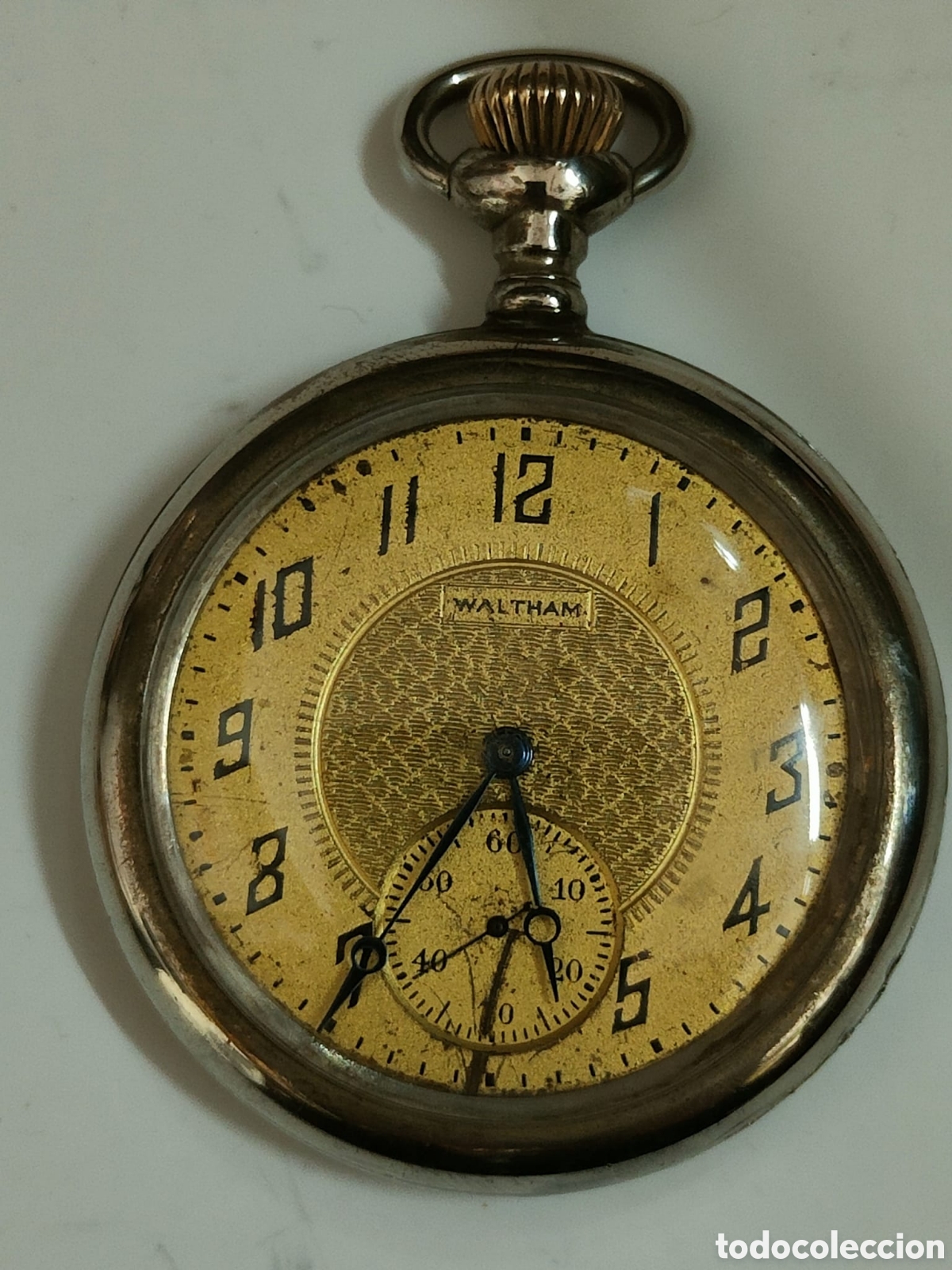 Vintage: Antiguo reloj de bolsillo Waltham - Foto 1