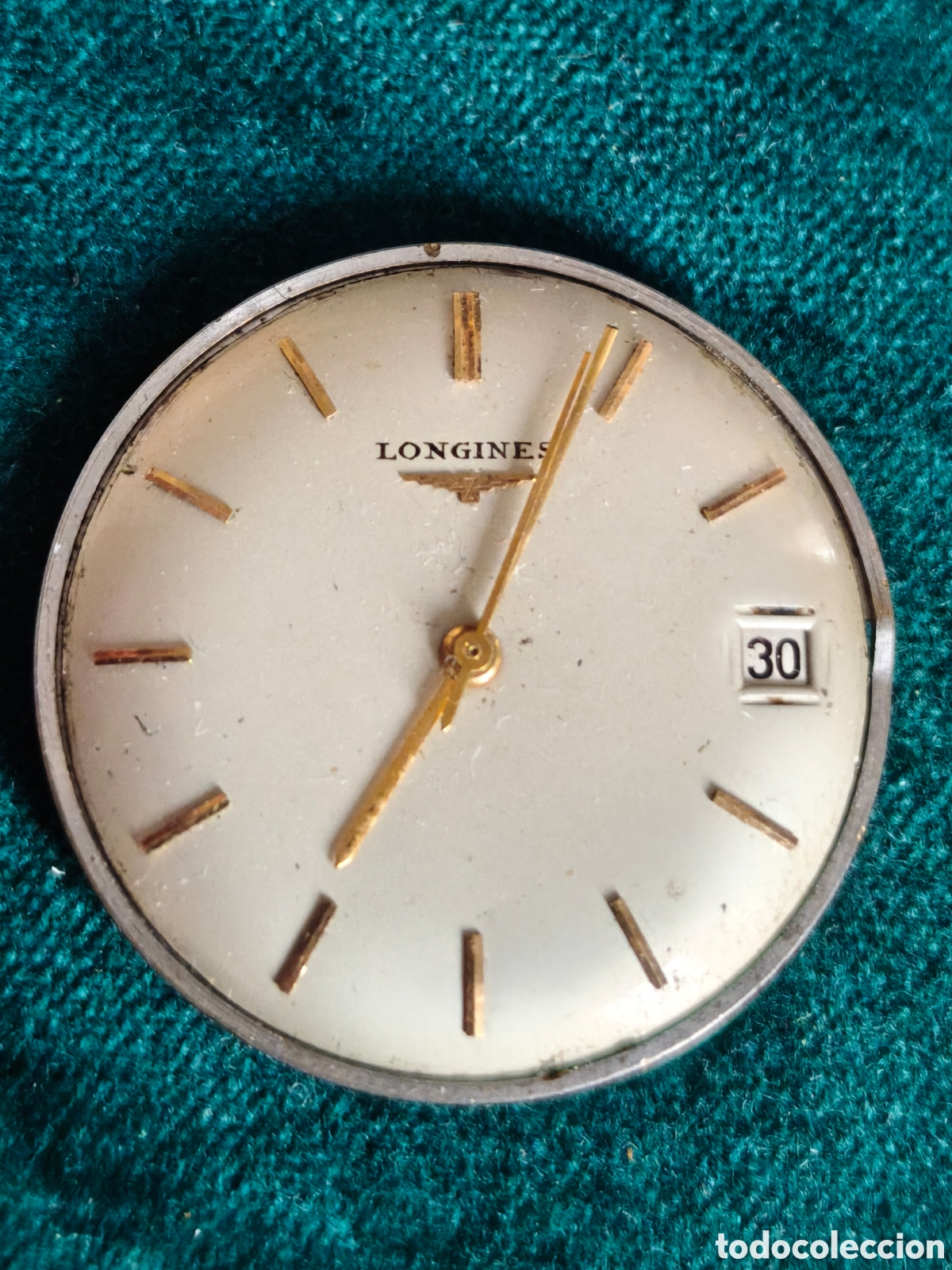 Vintage: Movimiento Longines 701, funcionando, dial 29.5mm.