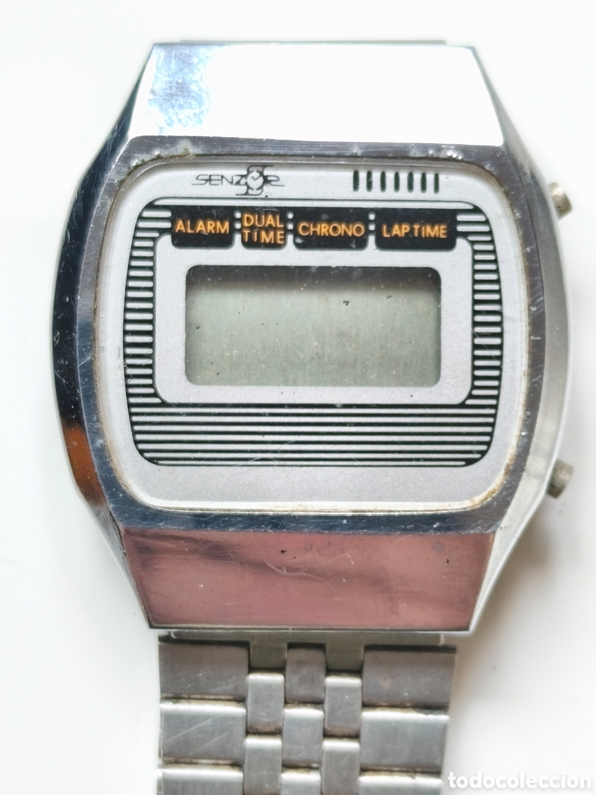 Vintage: Reloj digital LCD marca Senzor finales 70 principios 80, no testado