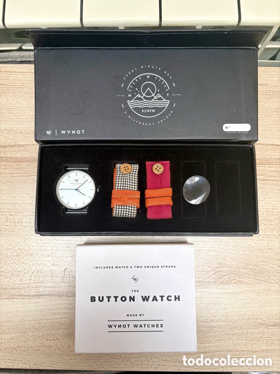 Vintage: Reloj WYNOT (Button Watch) Edici&oacute;n Limitada - Set Completo