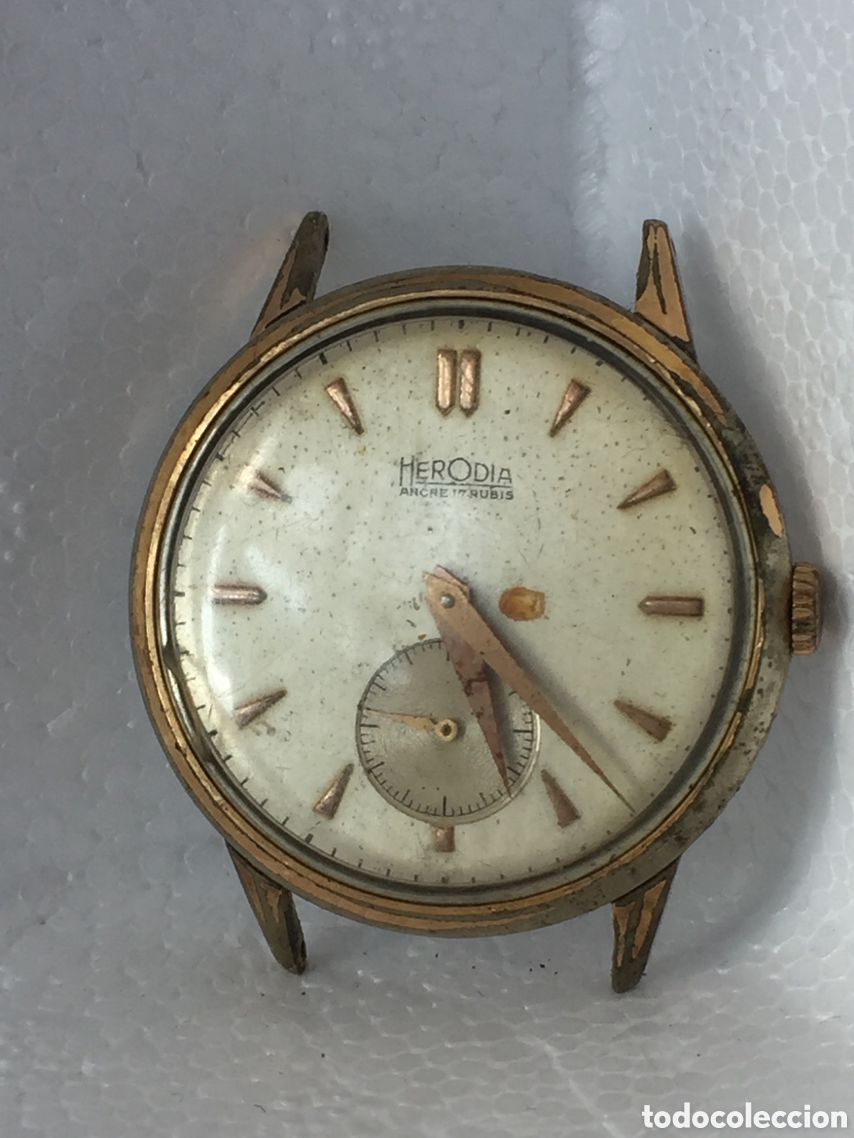 Vintage: Reloj Vintage HERODIA Jumbo (38.5mm) - 17 Rubis - Para piezas o restauraci&oacute;n