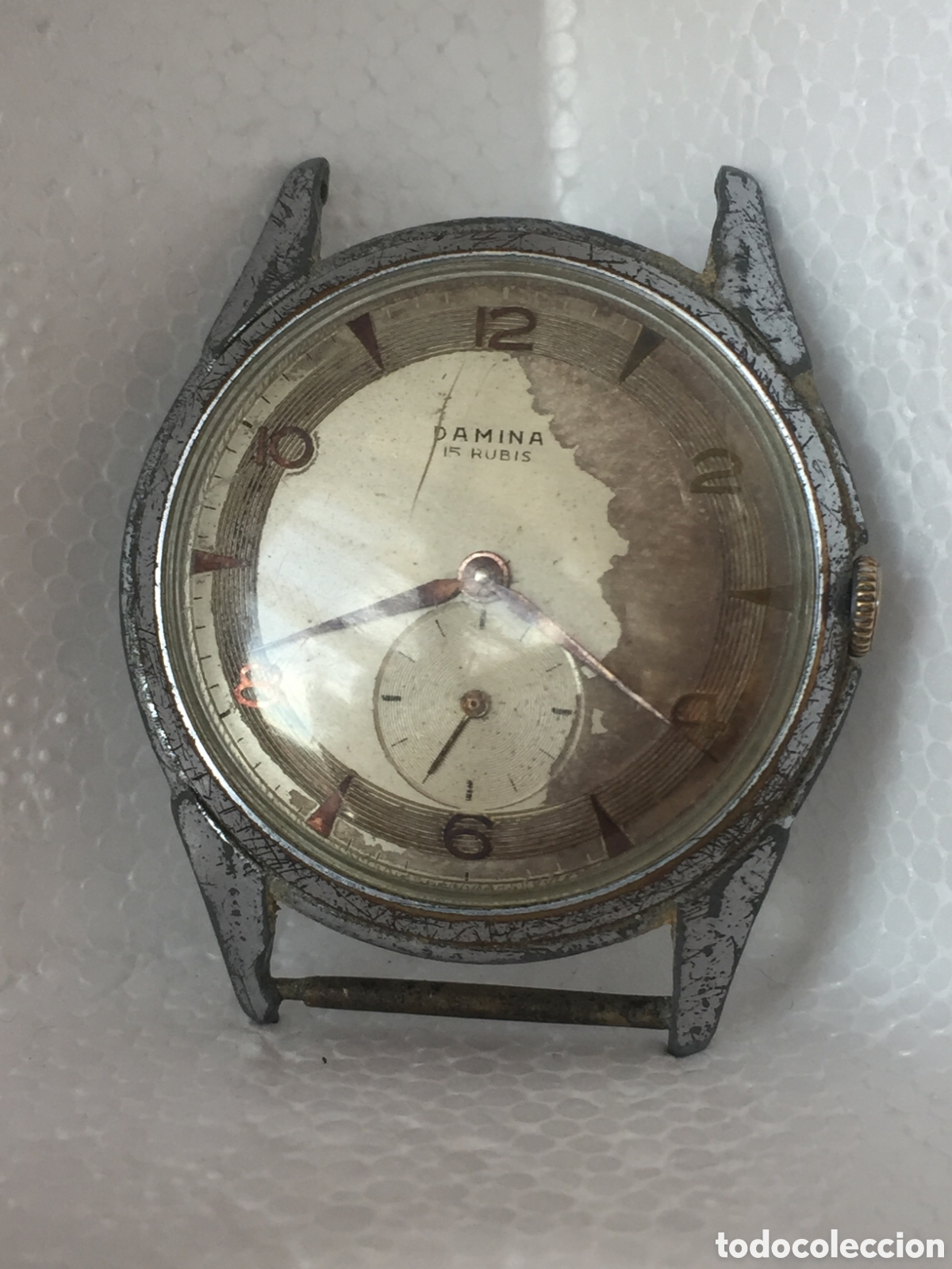 Vintage: Reloj Vintage DAMINA 15 Rubis - Swiss Made - Para Restaurar/Piezas