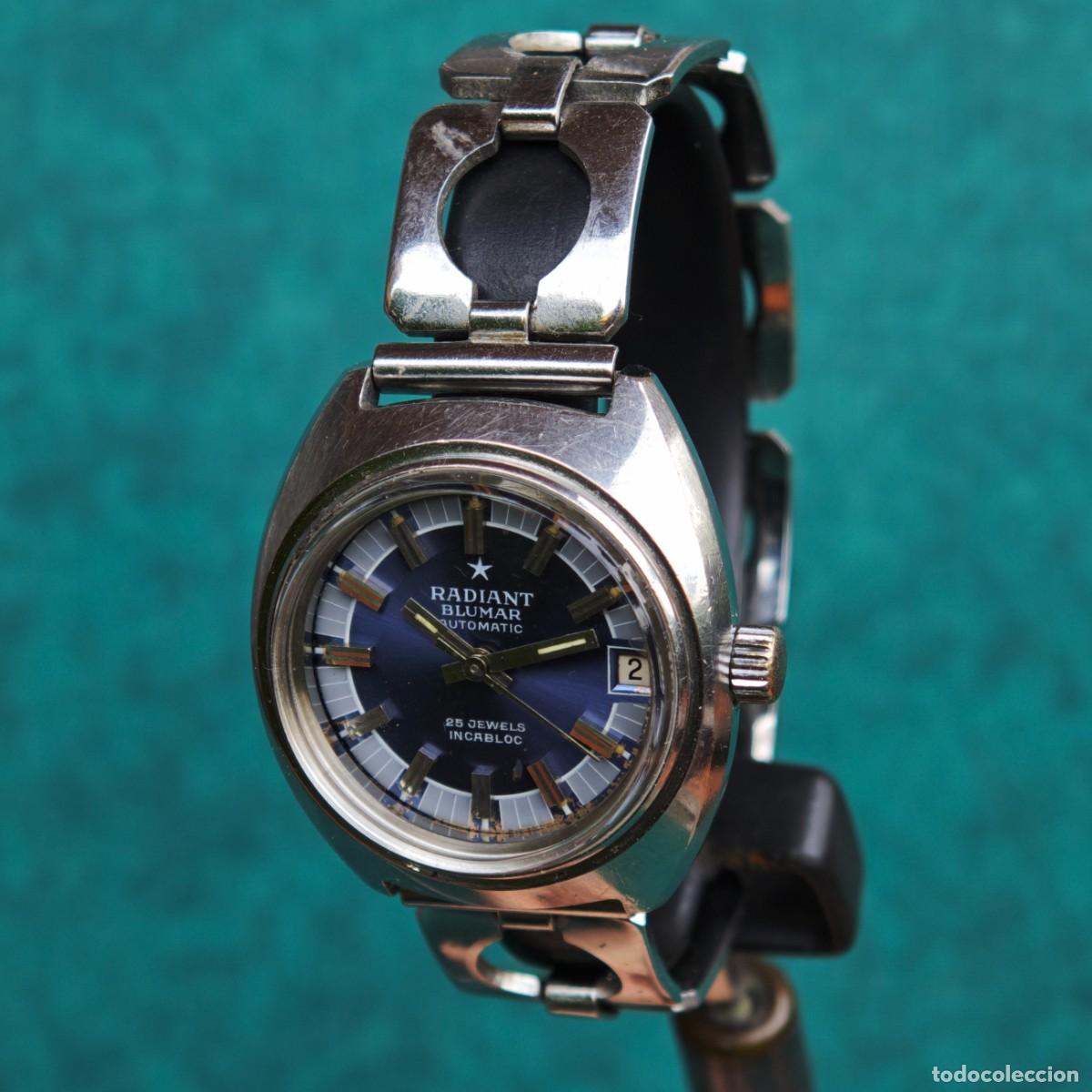 Vintage: RADIANT Blumar reloj automatico acero vintage 2783 montre orologio watch