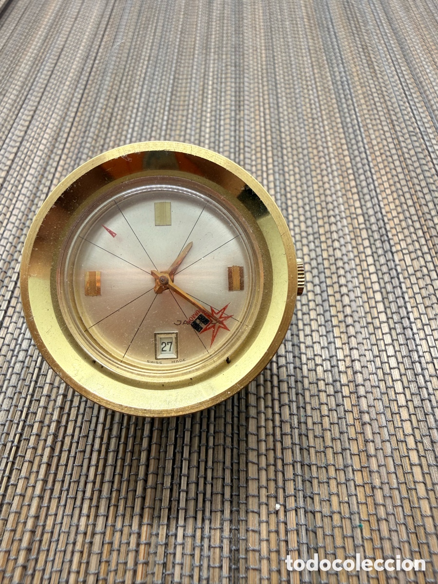 Vintage: Reloj de Sobremesa Vintage &rdquo;Space Age&rdquo; - Swiss Made - A&ntilde;os 60/70