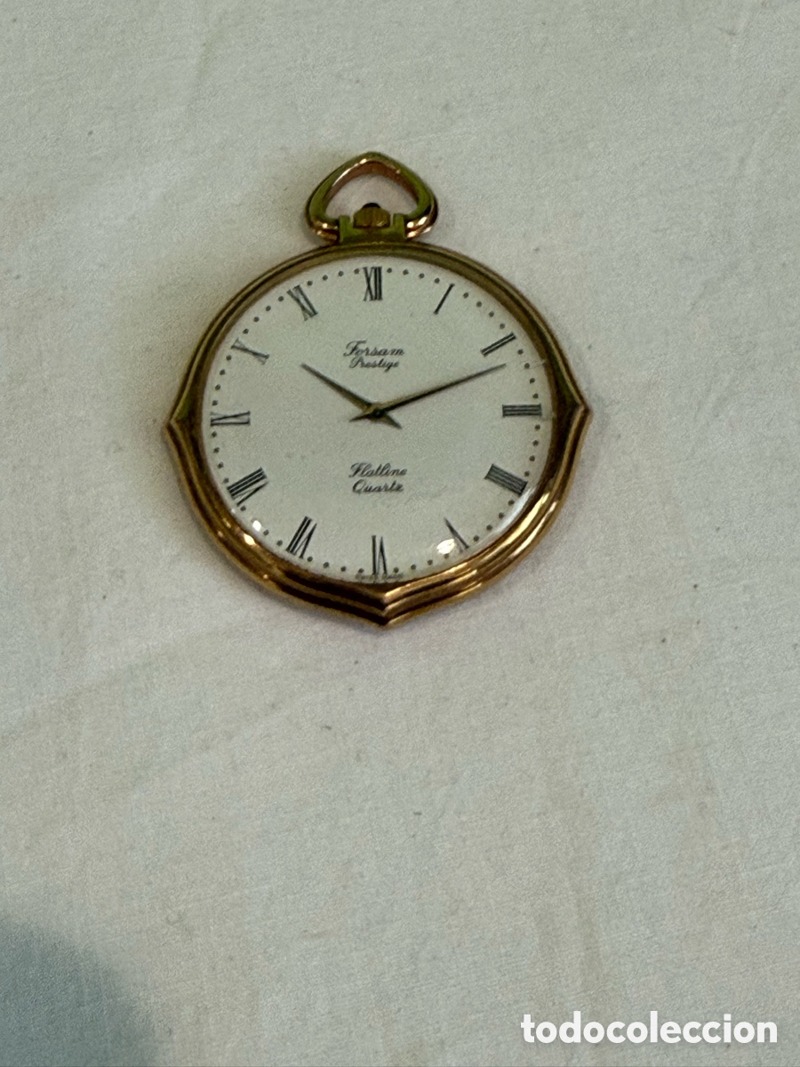 Vintage: Reloj Colgante Forsam Prestige Vintage Dorado Estilo Cl&aacute;sico