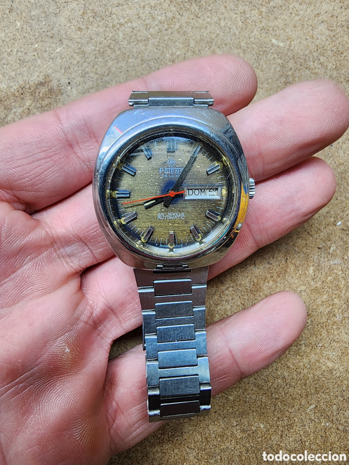 Vintage: RELOJ AUTOMATICO POTENS DE LUXE 25 JEWELS AUTOMATIC 1970&rsquo;s