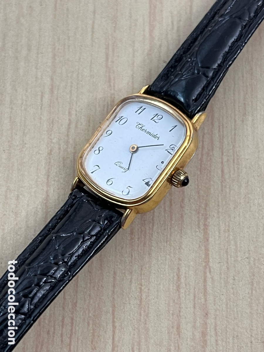 Vintage: ✅ Reloj Thermidor cuarzo chapado en oro como nuevo