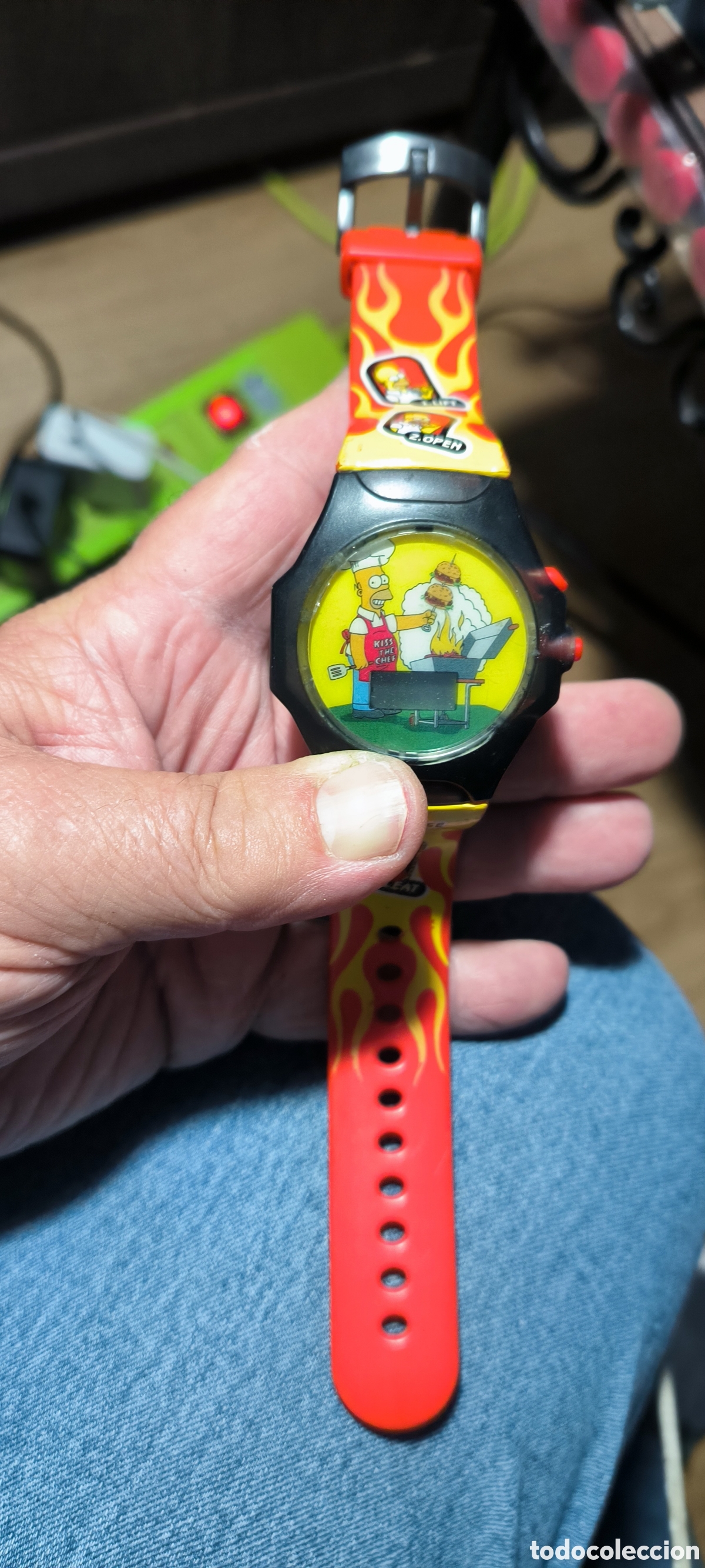 Vintage: Reloj Simpsons a&ntilde;o 2002 BURGER KING