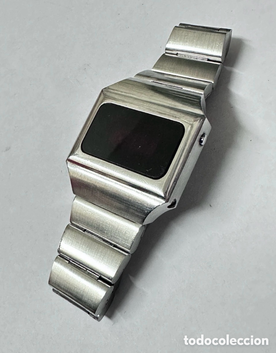 Vintage: Reloj DIGITAL LED ROJO 1960 Acero Inoxidable Vintage U.S.A.