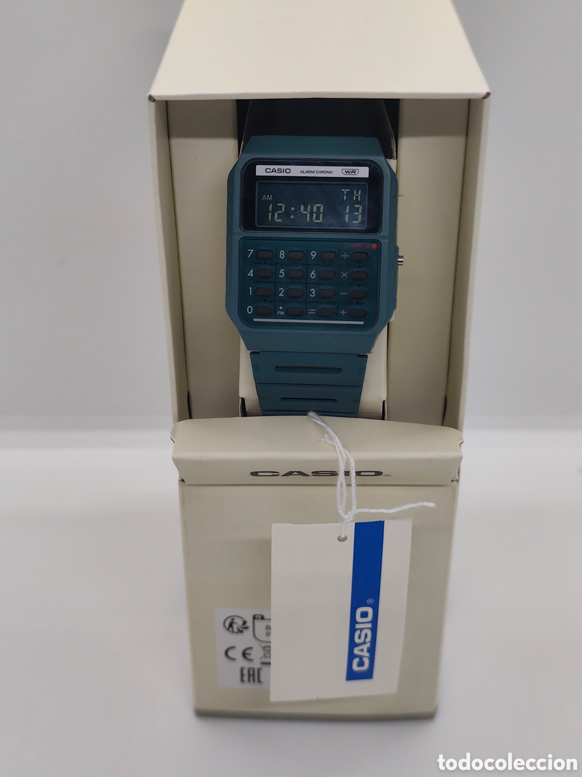 Vintage: Reloj Casio calculadora cl&aacute;sico nuevo sin usar