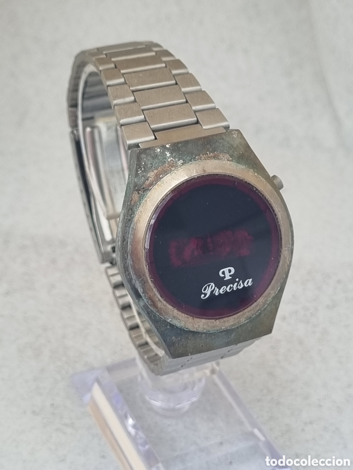 Vintage Watches: Reloj Precisa digital luz LED roja a&ntilde;os 70
