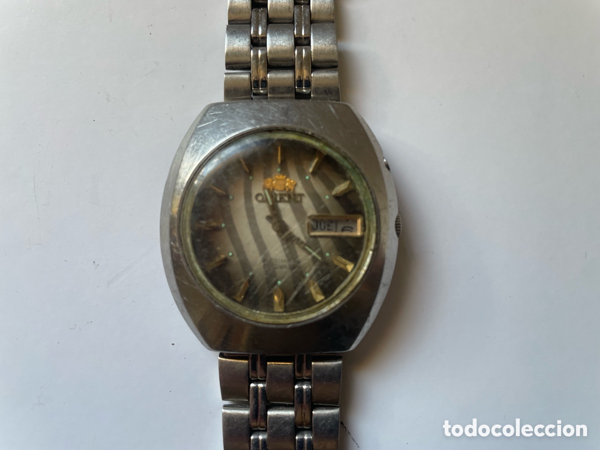 Vintage: Reloj Orient Autom&aacute;tico 21 Rub&iacute;es Vintage A&ntilde;os 70 D&iacute;a/Fecha 39mm Japon&eacute;s