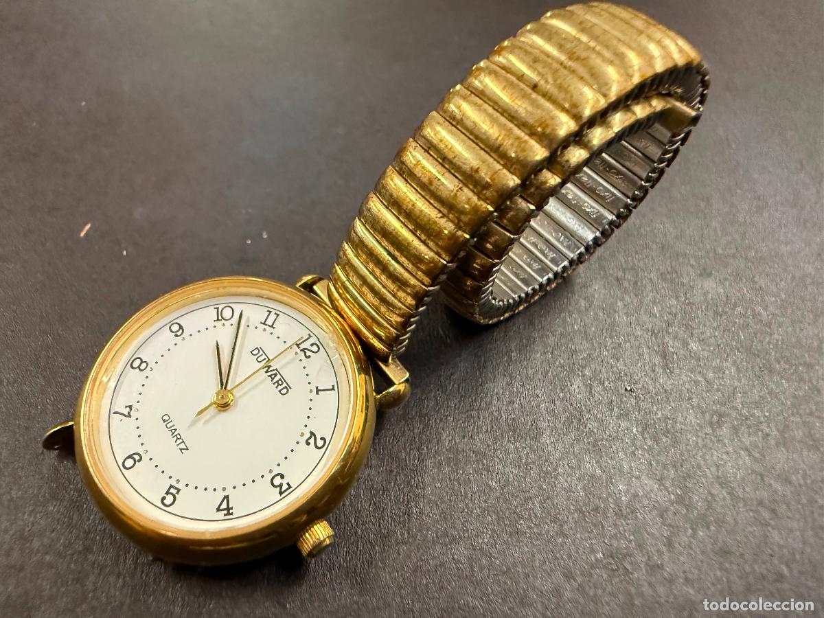 Vintage: Reloj de pulsera DUWARD quartz. No funciona. Unicamente para recambios. Esfera de 2,5cms