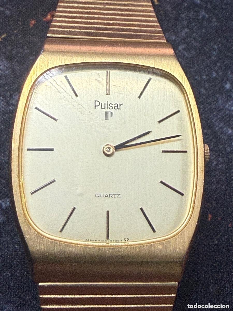 Vintage Watches: RELOJ PULSAR QUARTZ VINTAGE &ndash; ELEGANCIA CL&Aacute;SICA EN DORADO