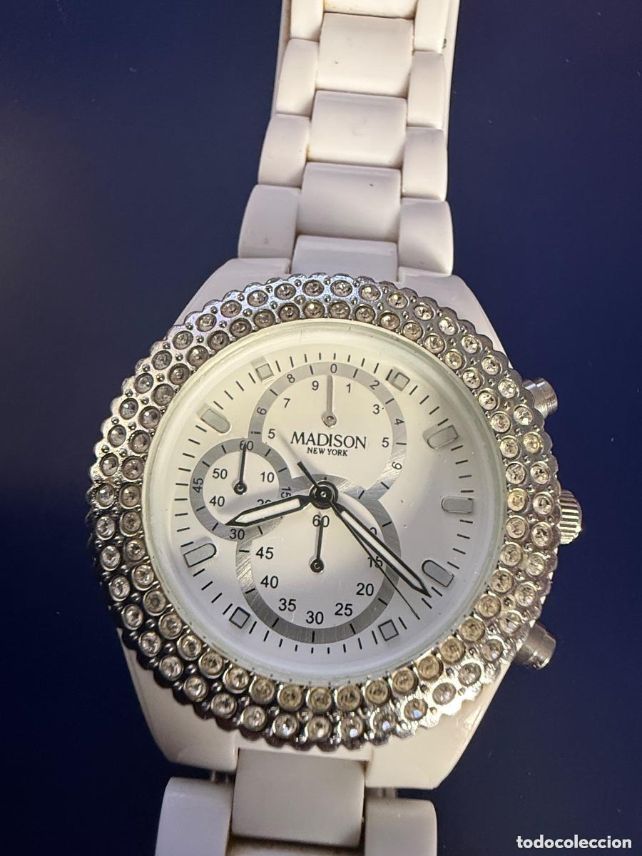 Vintage: ✨ MADISON New York &ndash; Reloj de Se&ntilde;ora Elegante con Cristales ✨