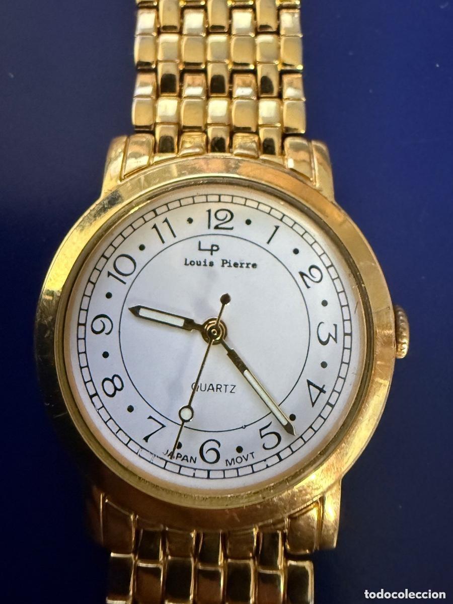 Vintage: ✨ Louis Pierre &ndash; Reloj Cl&aacute;sico Dorado con bater&iacute;a nueva