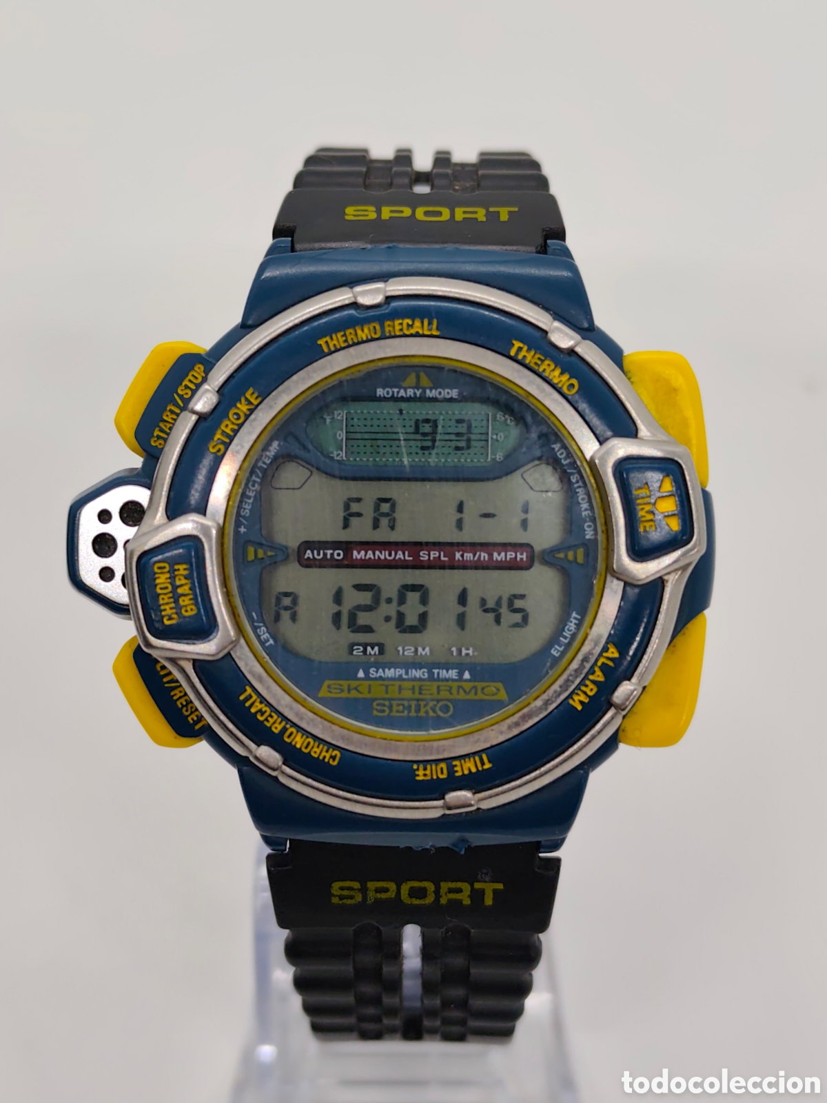 rare seiko lcd s820-6000 ao ski-thermo alpine s - Compra venta en 