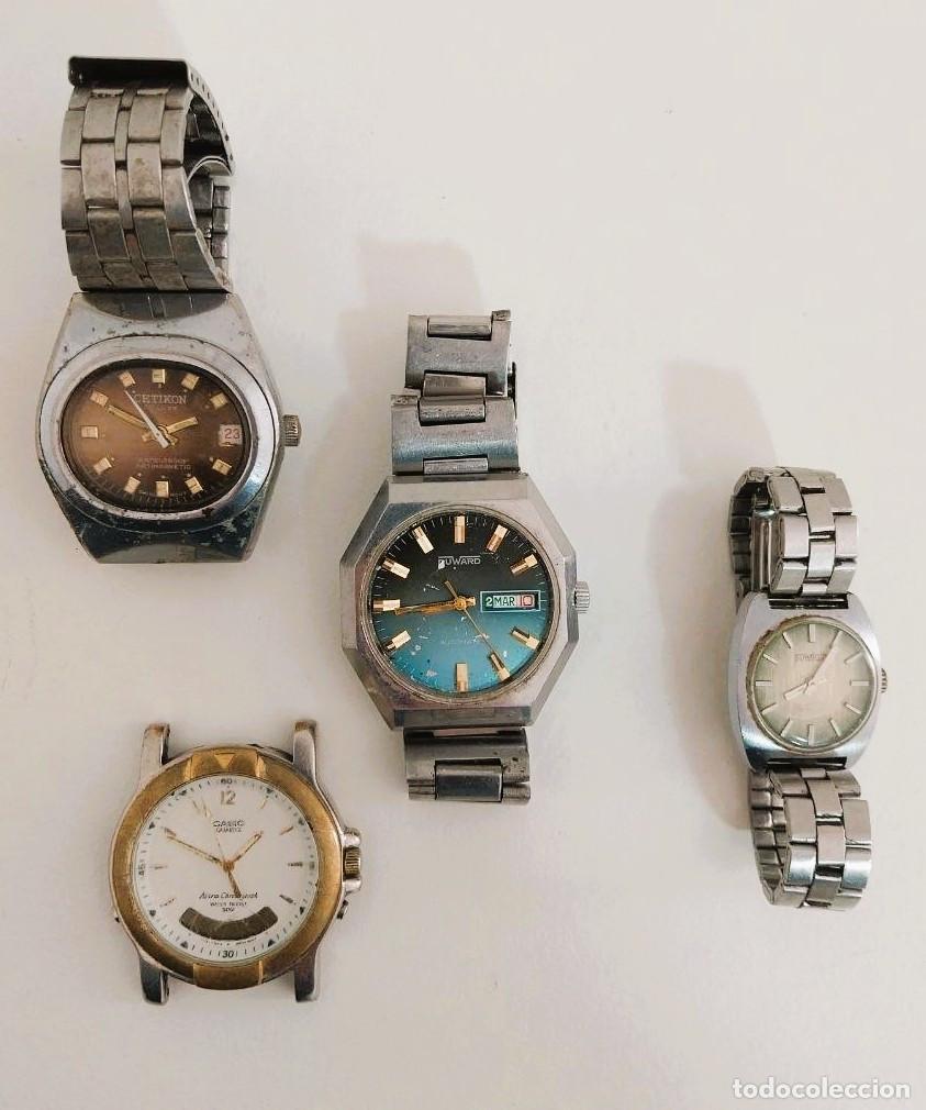 Vintage: Lote 4 relojes vintage para piezas o restaurar