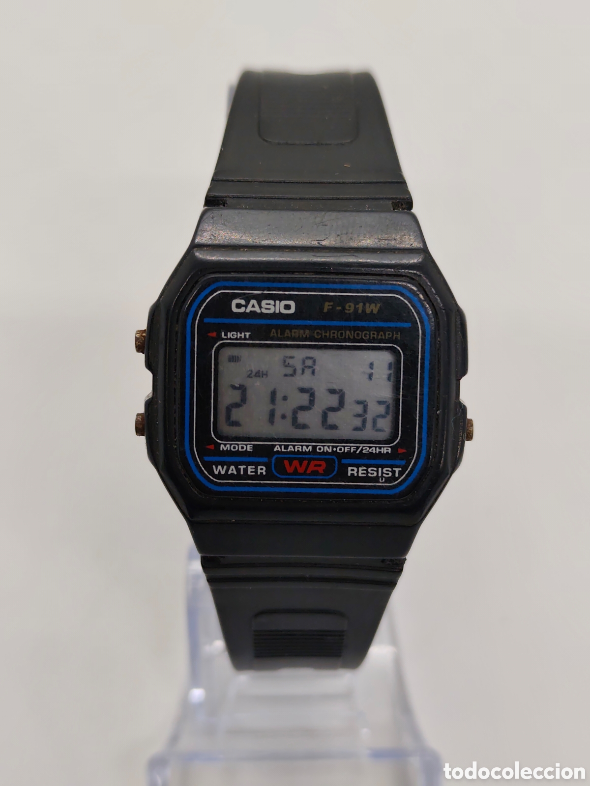 Vintage: Reloj Casio F91 Funciona - Foto 1