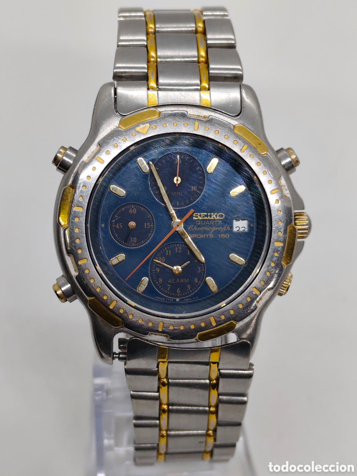 Vintage: Reloj Seiko cron&oacute;grafo funciona
