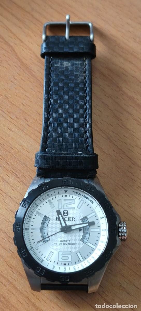 Vintage: Reloj Racer R-300, hombre, En buen estado. La correa esta algo estropeada.