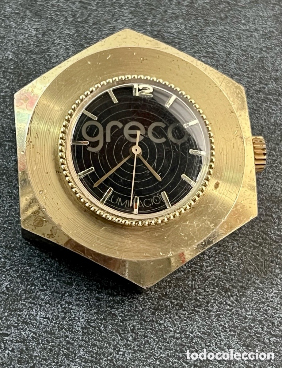 Vintage Watches: ✅ Reloj Greco ILUMINACI&Oacute;N mec&aacute;nico Carga Manual