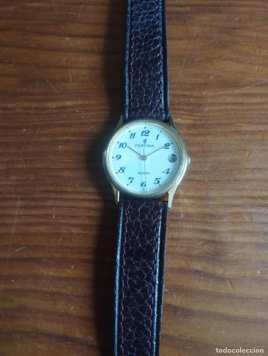 Vintage: Reloj de cuarzo de la marca Festina, un modelo cl&aacute;sico y funcional