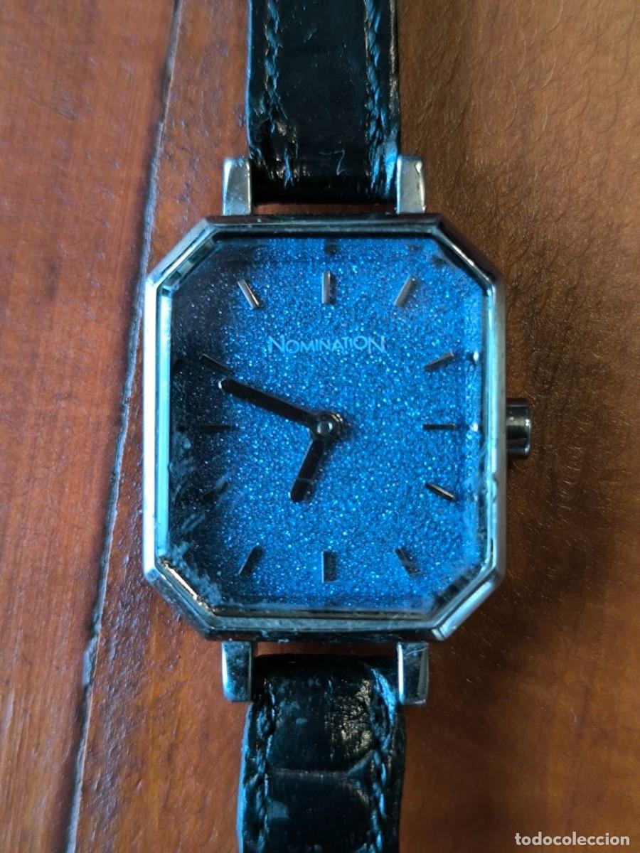 Vintage: RELOJ VINTAGE NOMINATION ITALIAN DISEGN, CORREA NUEVA DE PIEL, FUNCIONA
