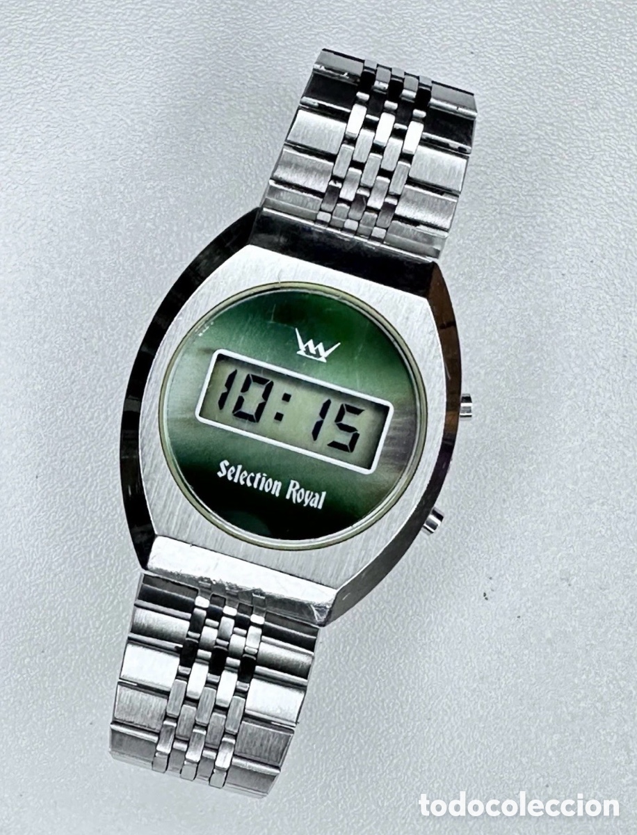 Vintage: Antiguo Reloj Digital Vintage Selection Royal LCD Waterproof Como Nuevo
