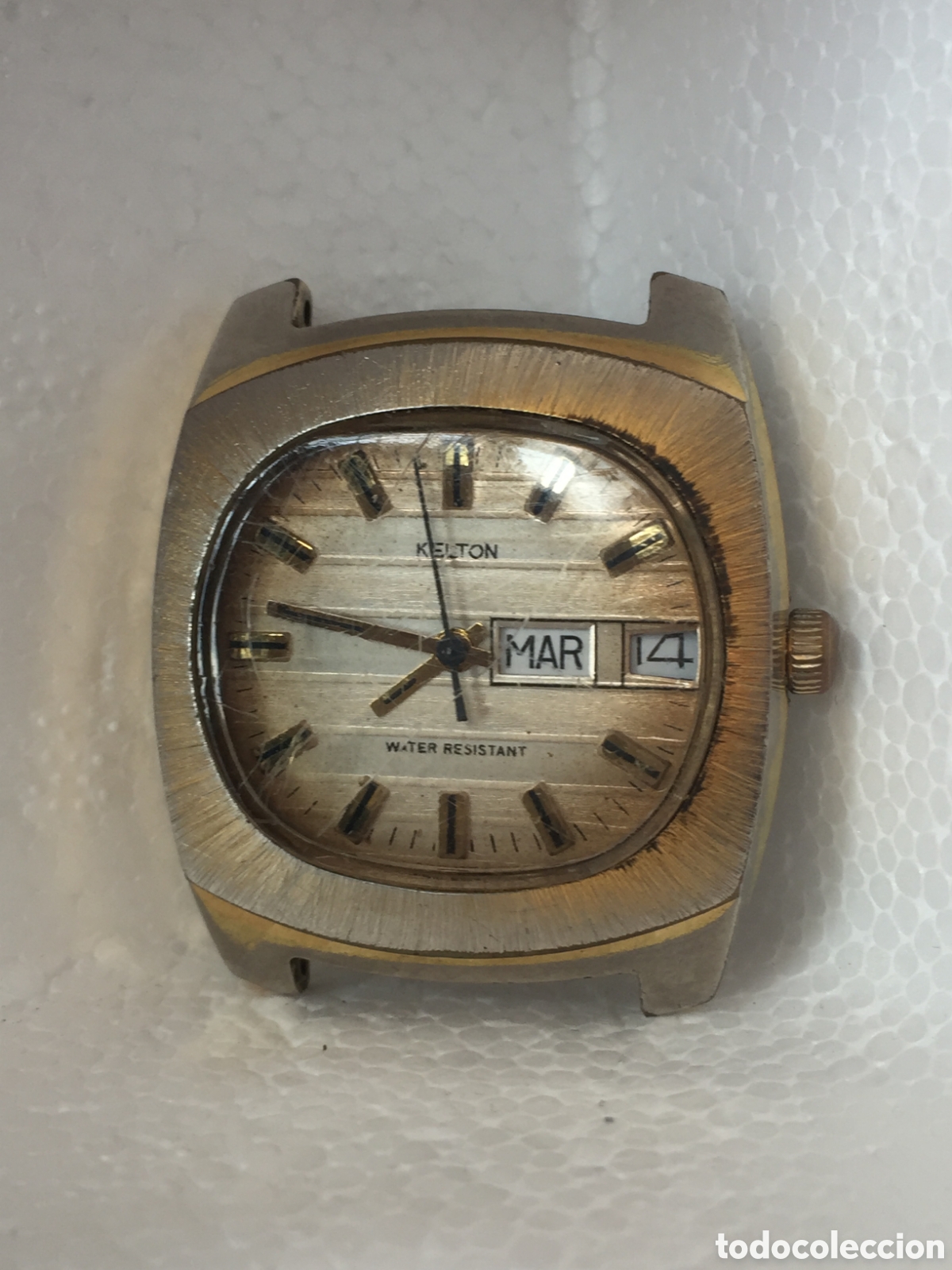 Vintage: Reloj Vintage KELTON (Timex) Day-Date - Para Piezas o Restaurar