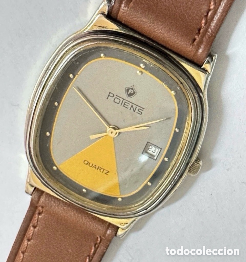 Vintage: Antiguo Reloj POTENS Quartz Con D&iacute;a Vintage