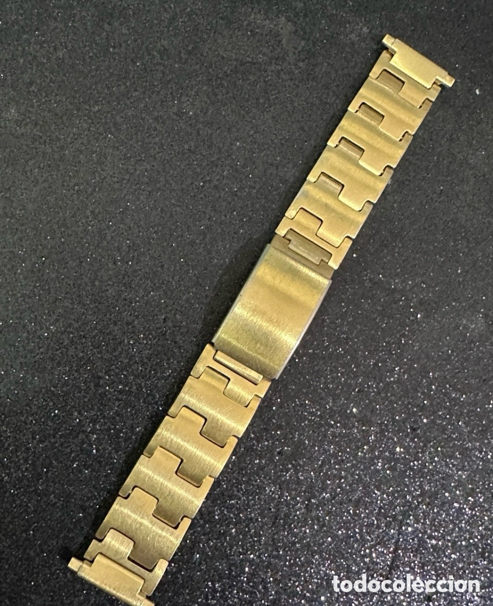 Vintage: Antiguo Brazalete AMERIKANER para Reloj De Pulsera de 18mm hasta 22mm STAINLESS STEEL Vintage