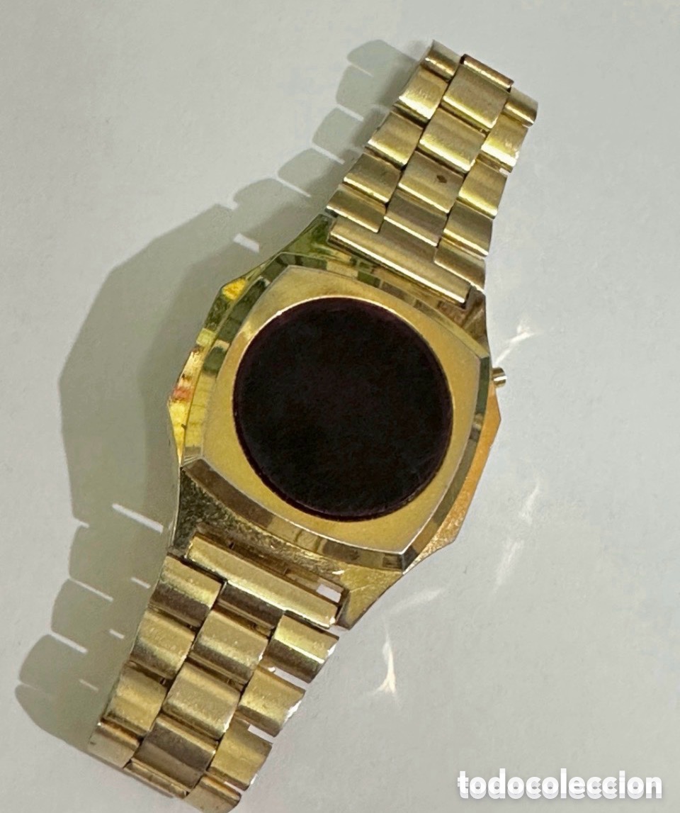 Vintage: Antiguo Reloj Digital LID Rojo Quartz Vintage