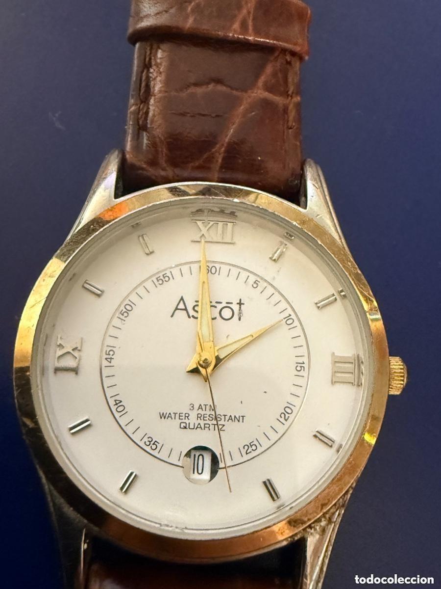 Vintage: ⌚ Ascot Quartz 3 ATM &ndash; Elegancia Cl&aacute;sica Con bater&iacute;a nueva