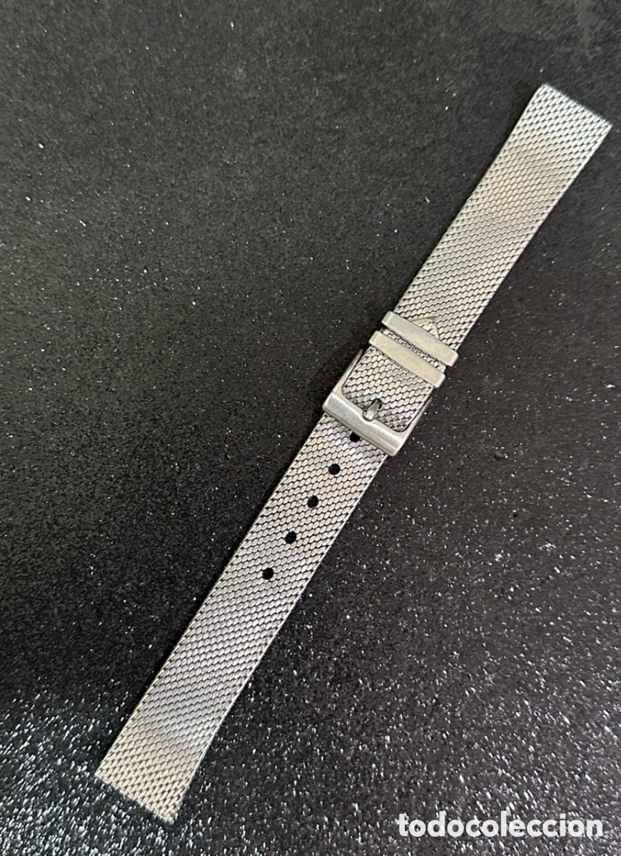 Vintage: Antiguo Brazalete Pulsera Calatrava para Reloj 18mm STAINLESS STEEL Vintage