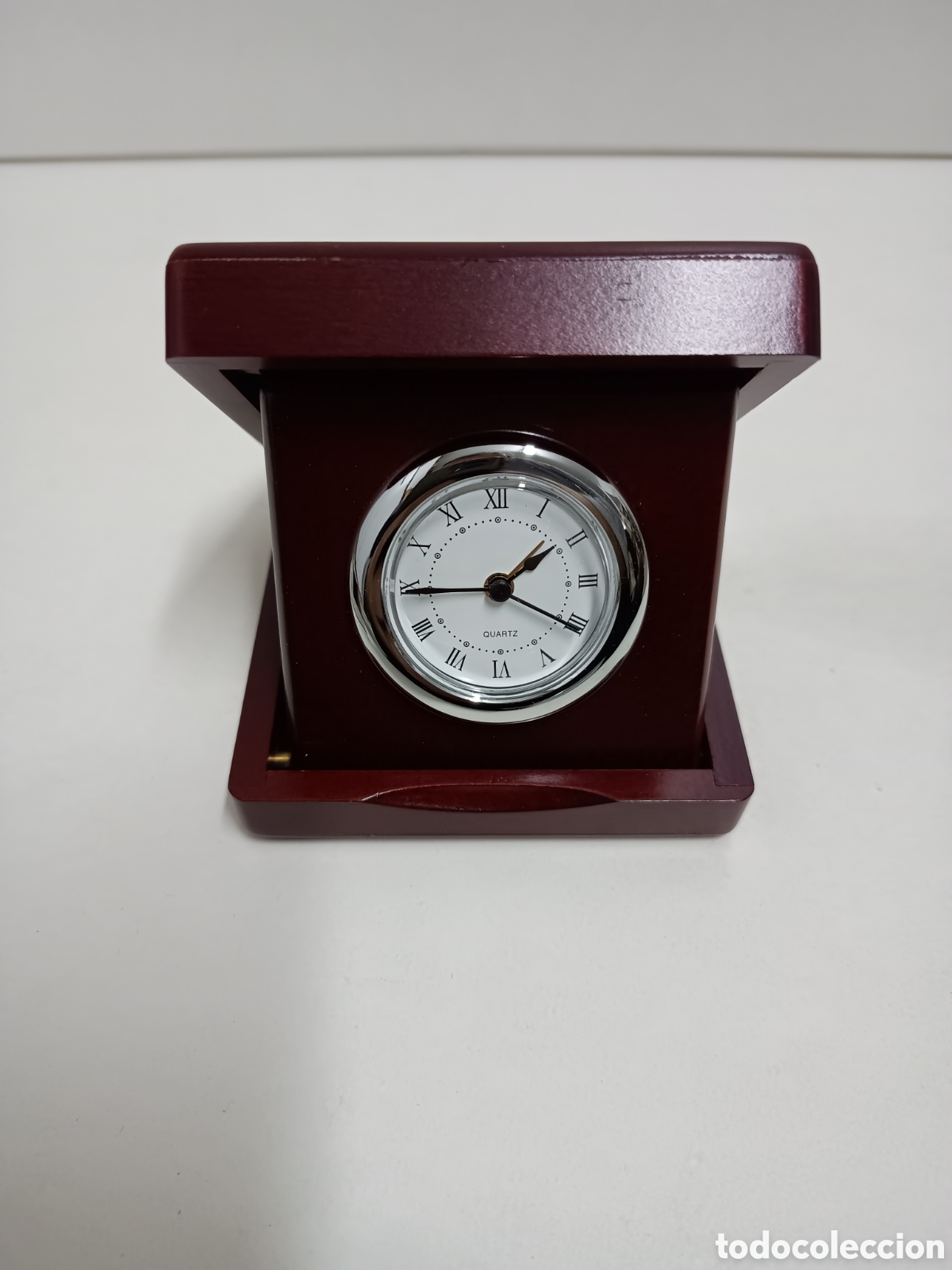 Vintage: RELOJ NUEVO DE SOBREMESA SERGIO ZATTI - EN SU CAJA ORIGINAL - 8,5x8,5cm