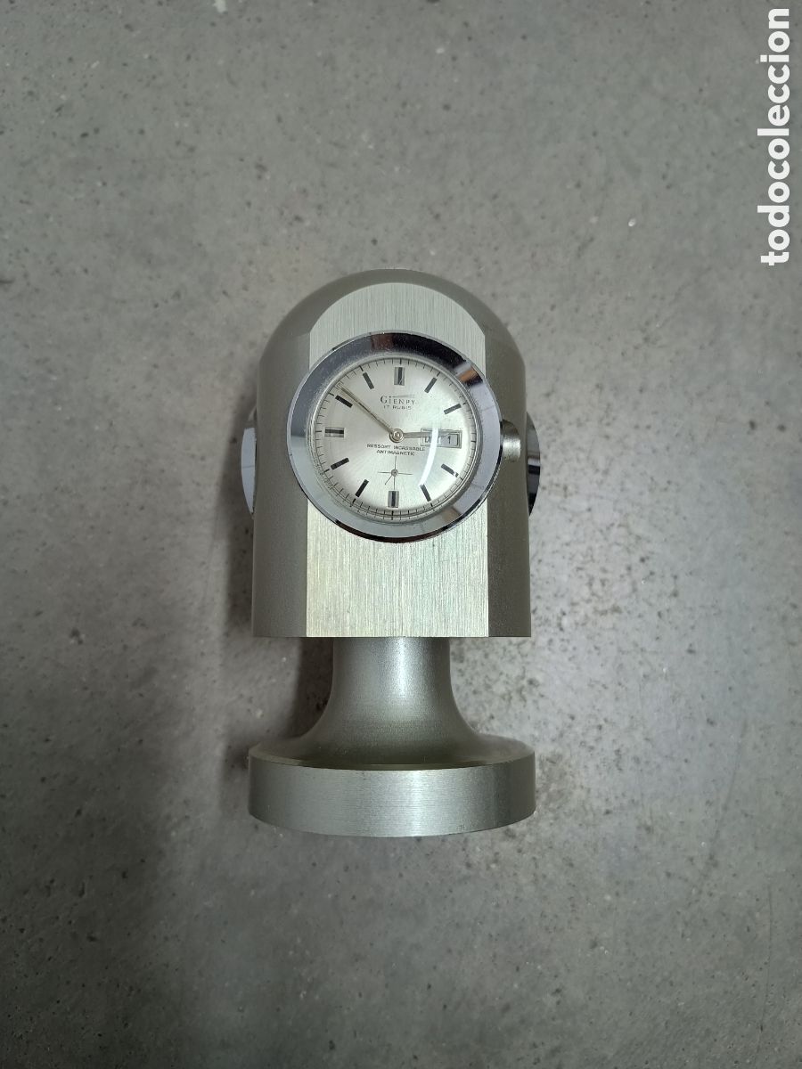 Vintage: RELOJ GIENPY TERM&Oacute;METRO E HIGR&Oacute;METRO DE SOBREMESA