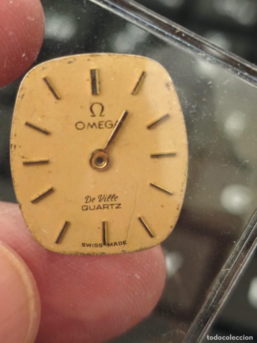 Vintage: Esfera / Dial Vintage OMEGA DE VILLE QUARTZ -1,8x2cm Ideal Restauraci&oacute;n o Recambios
