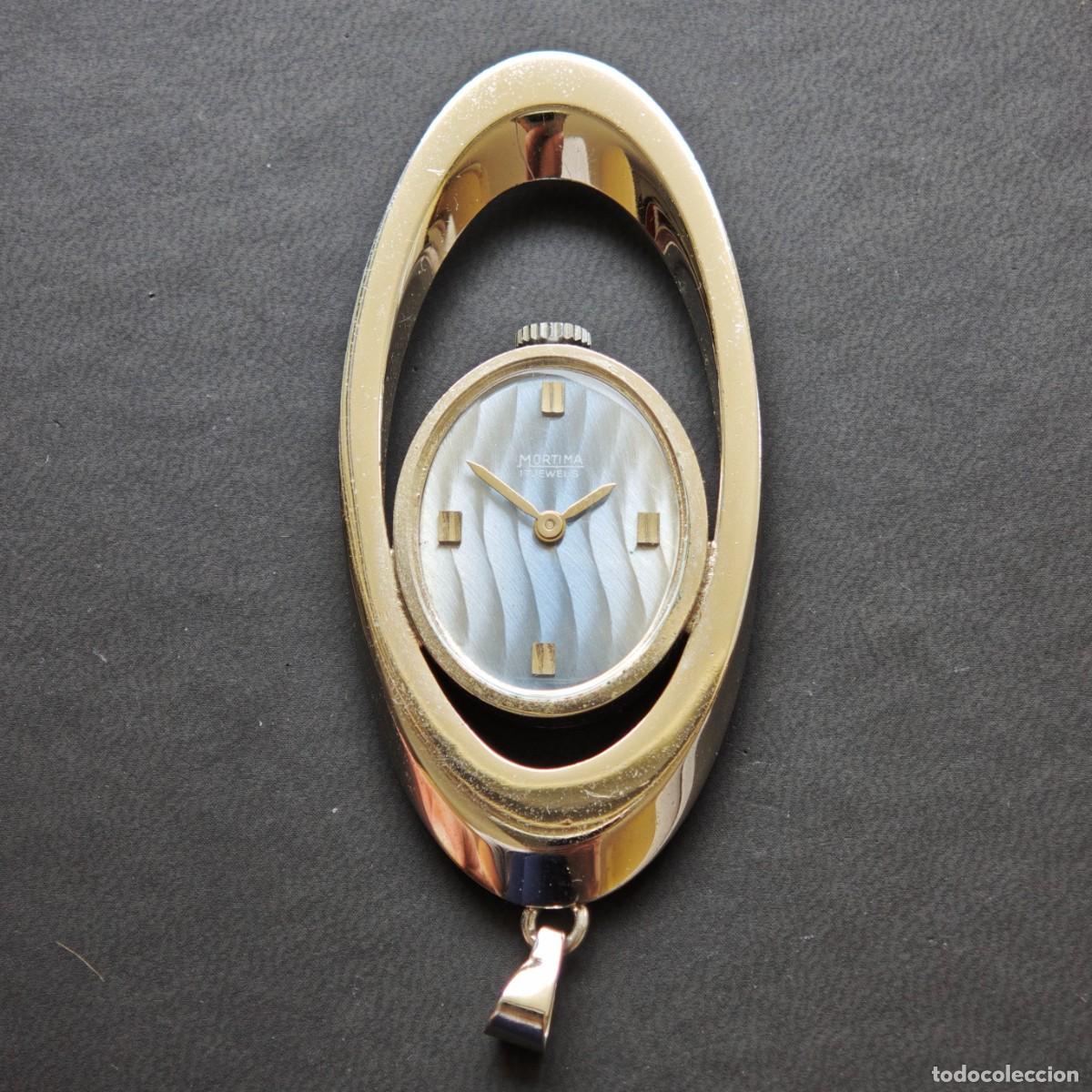 Vintage: MORTIMA reloj colgante de cuerda vintage montre orologio pendule watch France