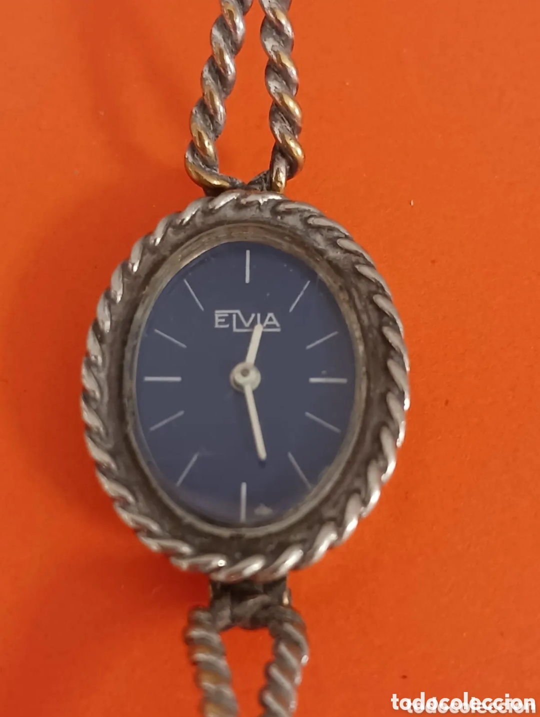 Vintage: Reloj pulsera ELVIA. - Foto 1