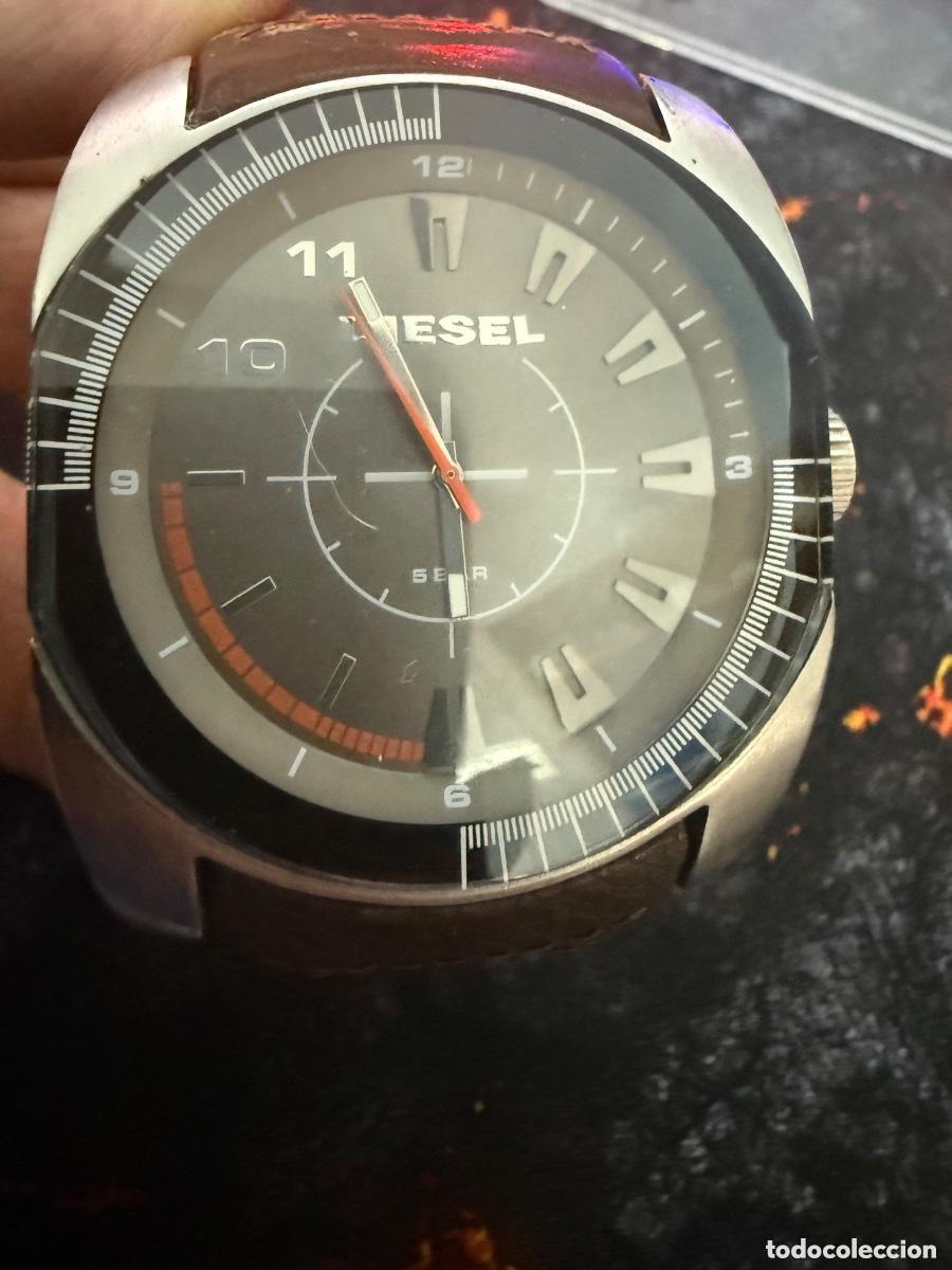 Vintage: Reloj DIESEL original 44 mm &ndash; acero inoxidable &ndash; bater&iacute;a nueva