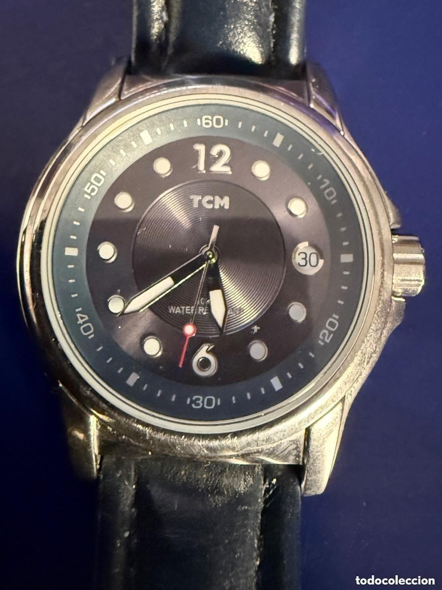 Vintage: Reloj TCM 37mm &ndash; Acero &ndash; 10 ATM &ndash; Cuarzo &ndash; Funciona perfecto
