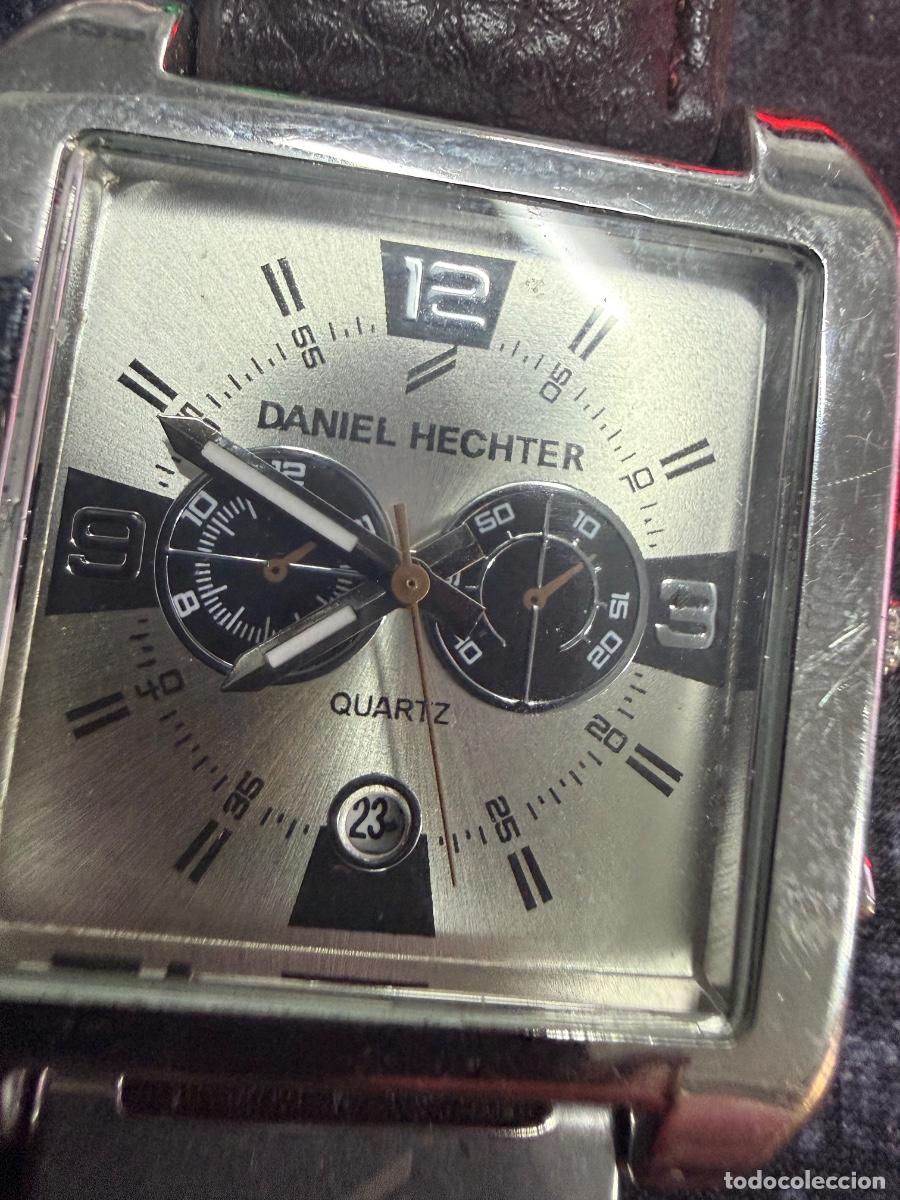 Vintage: ⌚ DANIEL HECHTER ATLAS FOR MEN &ndash; RELOJ ELEGANTE DISE&Ntilde;O RECTANGULAR - Foto 3