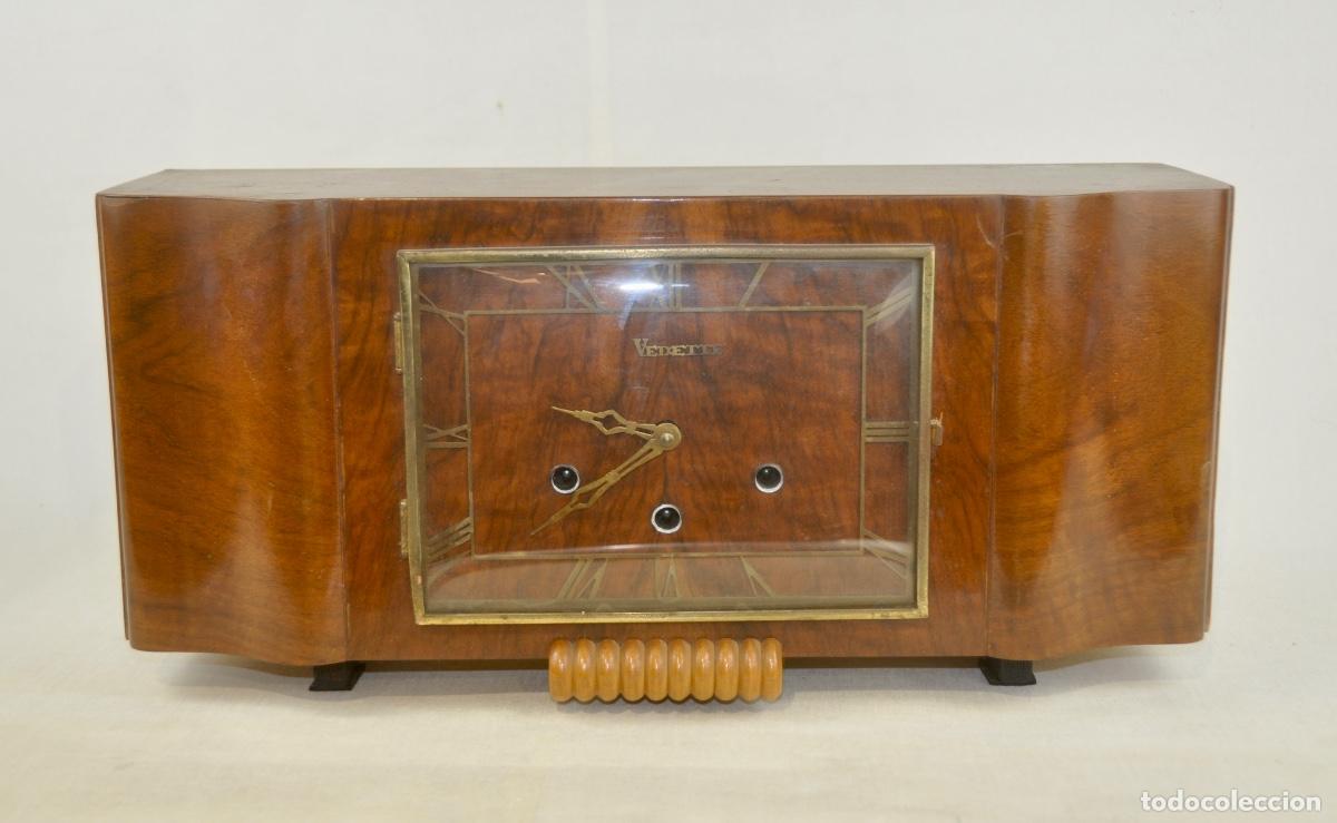 Vintage: Reloj de mesa art deco Vedette